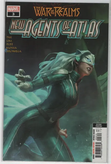 New Agents of Atlas #3 2nd Printing White Fox Cover (War of the Realms)