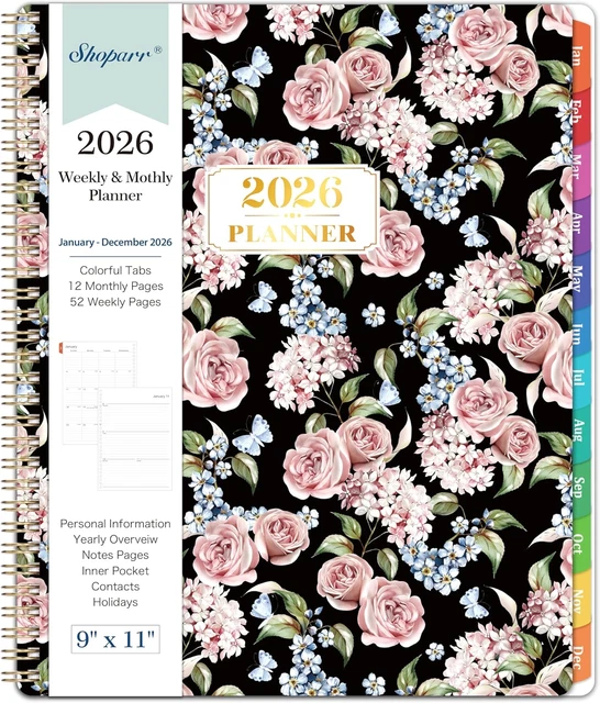 2026 PLANNER - Planner 2026, JAN 2026 - DEC 2026, 2026 Planner Weekly ...