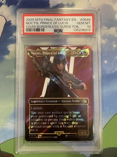MTG NOCTIS, PRINCE of Lucis (Borderless Foil) Final Fantasy 401 NM $17.98 -  PicClick CA