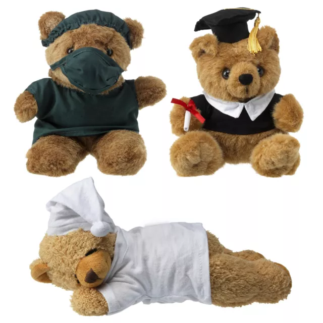 Doctor Gift Present Get Well Soon Surgeon Teddy Bear Cuddly Soft Toy Hospital BN