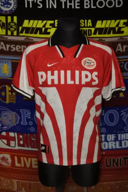 4.5/5 PSV Eindhoven adults M 1996 retro home football shirt jersey trikot soccer