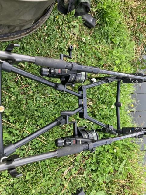 USED CARP FISHING rods and reels £650.00 - PicClick UK