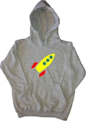 Rocket Ship Kids Hoodie Sweatshirt