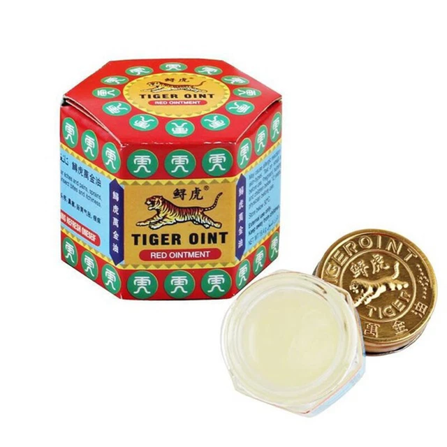 Red White Tiger Balm Ointment For Headache Toothache Stomachache Painkiller T ql