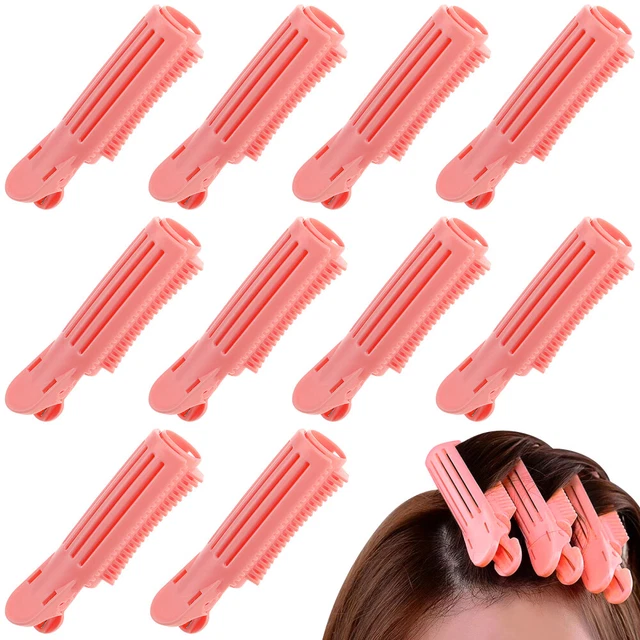 10 piezas de rizador de volumen pinzas para el cabello raíz sin rastro herramienta señorita