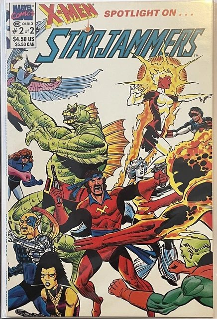 X-MEN Spotlight on Starjammers Rare Complete Limited Series 1 - 2 1990 Marvel NM 3
