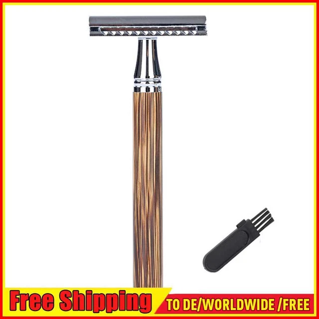Afeitadora de afeitar segura para hombre afeitado sin hoja clásica manual para barba afeitadora facial