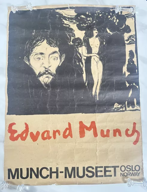 Póster de Edvard Munch Munch-Museet Oslo Noruega 1968