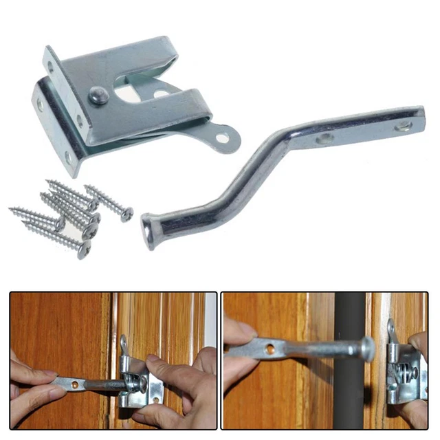 HEAVY DUTY SELF Locking Gate Latch Door latches with Screws Garden