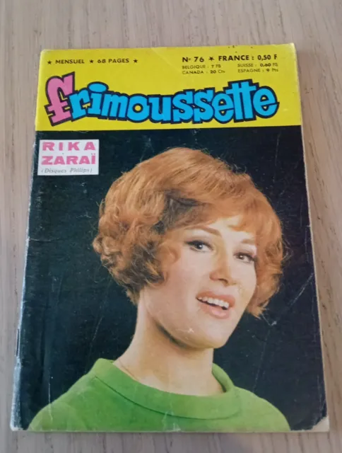 Petit Format FRIMOUSSETTE    N° 76 Rika Zaraï 1968 Editions De Chateaudun