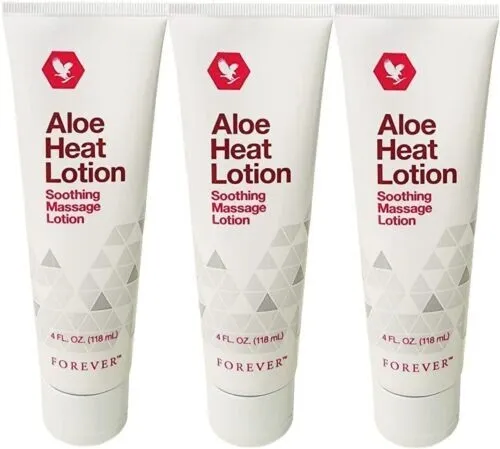 Forever Living Heat Aloe Heat Lotion 3 pieces (Free Shipping)