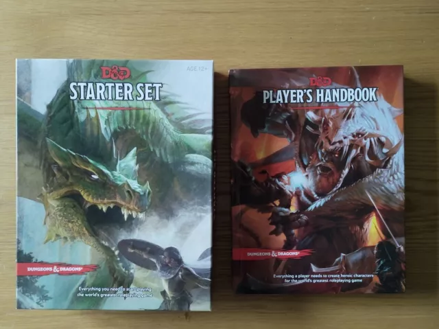 Dungeons and Dragons 5a edizione manuale giocatore più starter set.