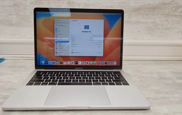 MacBook Pro 13 Touch Bar Retina 2017 Core i5 7Gen - 256Go  - 16Go RAM - QWERTY