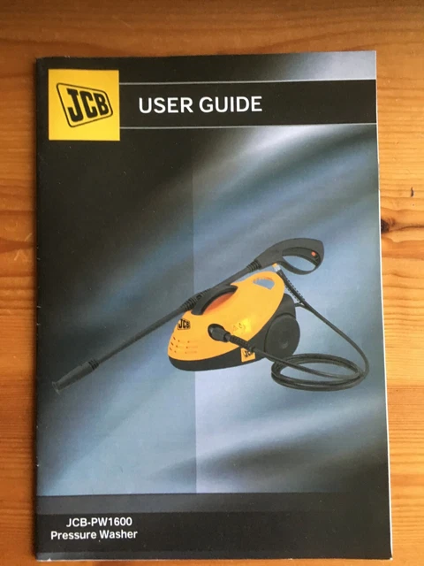 JCB PRESSURE WASHER User Guide JCB PW1600 1.50 PicClick UK