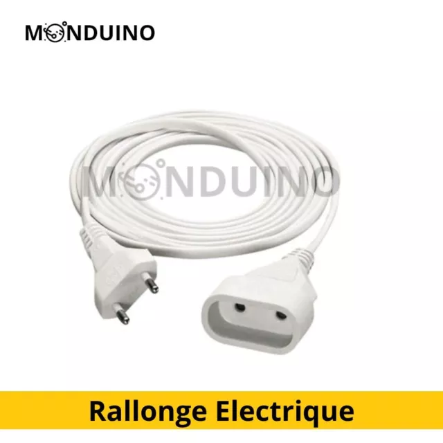 HuaLiSiJi Rallonge électrique Courte Schuko 16A 250V Cable D