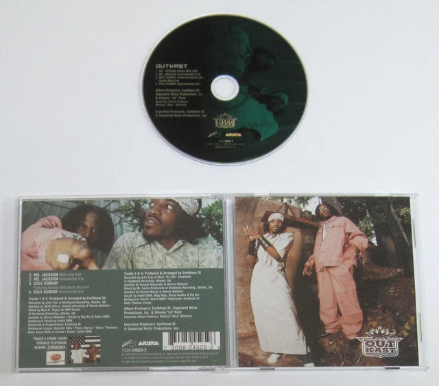 米12” Outkast Ms. Jackson / Sole Sunday 73008245251 LaFace Records /00250 OutKast – Ms. Jackson / Sole Sunday – Vinyl (12