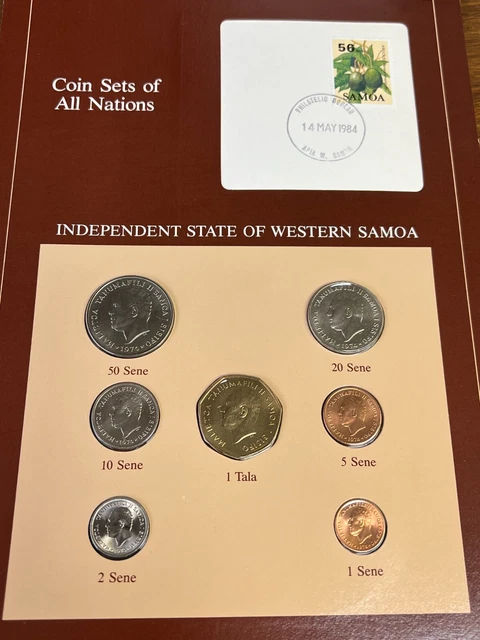 Western Samoa "Coins Sets of All Nations" 7-Coin UNC Type Set