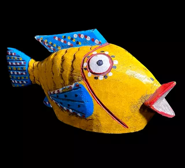 African sculpture Tribal Bozo Fish Puppet Mask Cameroon African Art Tribal-6833