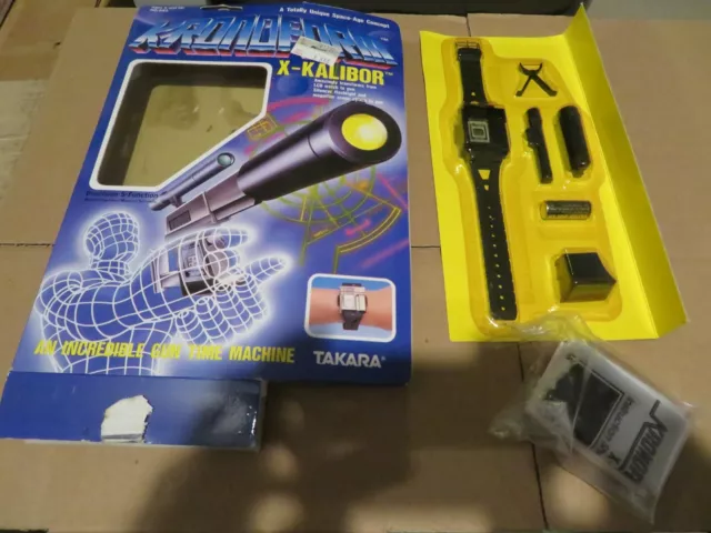 Vintage Takara Kronoform X-Kalibor Gun Time Machine Watch NIP SEALED with Box Vintage Takara Kronoform X-Kalibor Gun Time Machine Watch NIP SEALED with Box