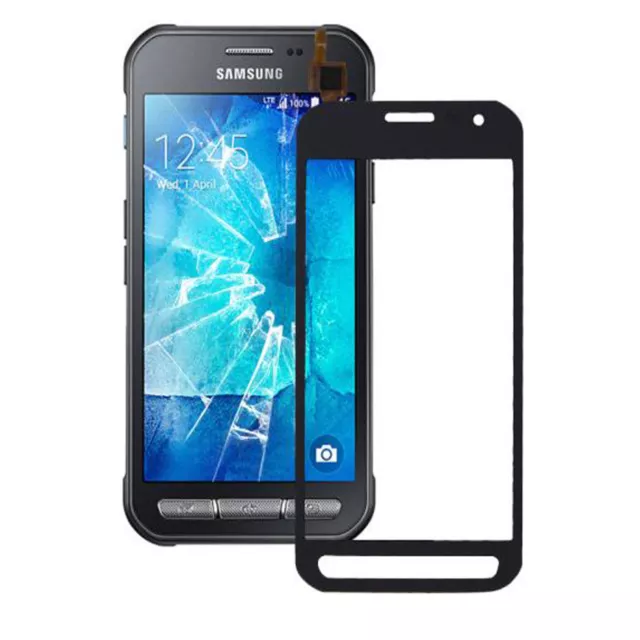 VETRO +TOUCH SCREEN per SAMSUNG GALAXY XCOVER 3 VE SM-G389F NERO DISPLAY VETRINO