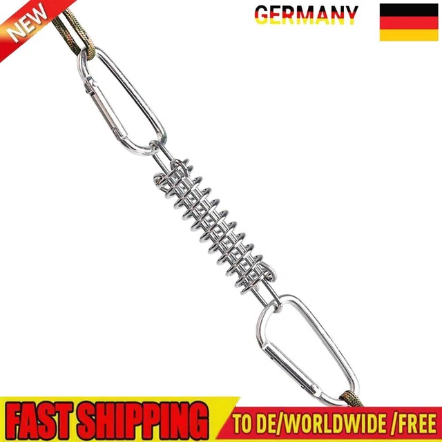 Windseil-Schnalle, für Outdoor, Camping, mit Federhaken, 5 Stück