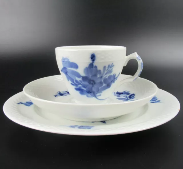 Royal Copenhagen Porzellan Kaffeegedeck klein Serie Blaue Blume / Blue Flower