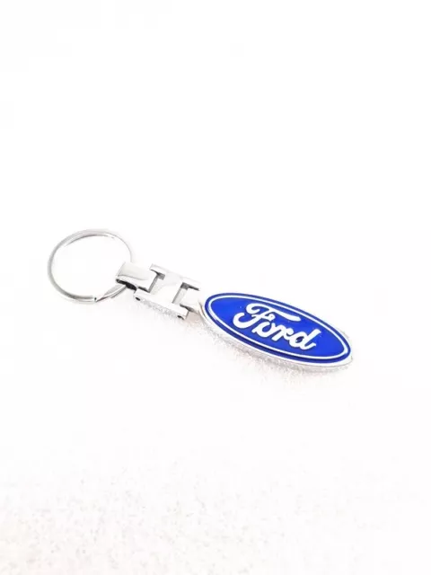 Quality Chrome Double Sided Metal Alloy Ford Key chain, Ford Keyring