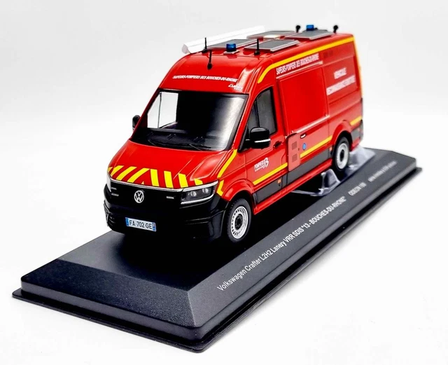 Modèle Réduit Odeon 142 - Volkswagen Crafter L2H2 Lanery VPL SDIS 71 (1/43) - Neuf