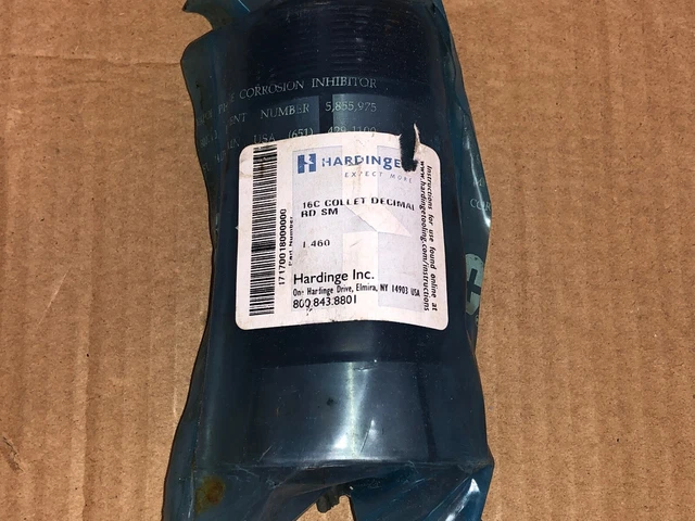1.460” Hardinge Decimal 16C Round Smooth Collet, New