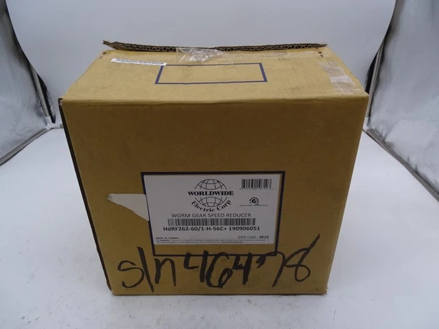 Worldwide Electric Hdrf262-60/1-H-56C Worm Gear Speed Reducer (123150)