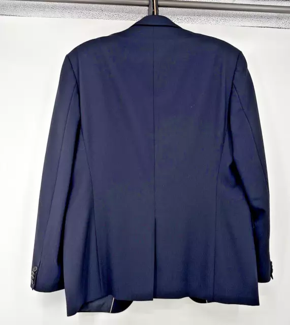 HUGO BOSS MEN'S Sz 42R Stretch Sport Coat Blazer Suit Jacket Navy Blue ...