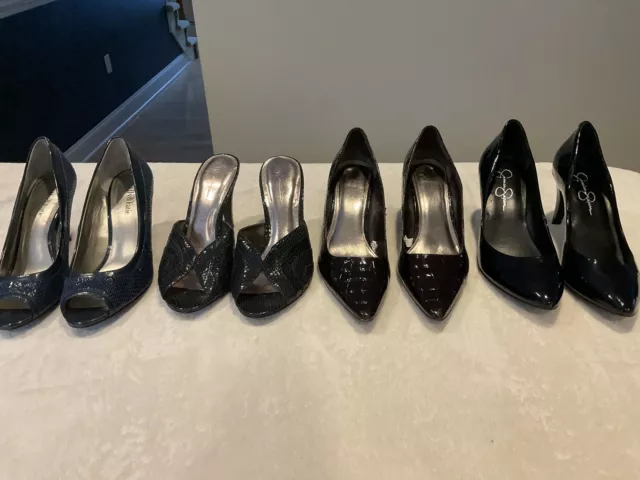 Women’s Dress Shoes Lot of 4 Jessica Simpson/Kelly & Katie/Inc./Merona Size 8.5