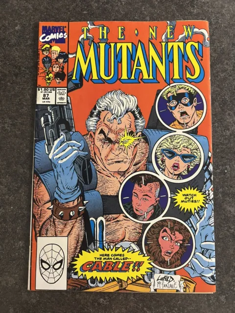 New Mutants #87 Cable First Appearance 1St Print Marvel Comics