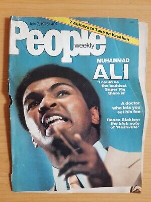 People Magazine  July 7,1975 - Muhammad Ali People Weekly Damaged Issue