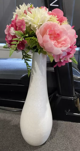 HANDMADE - Royal Doulton - Serenity - Patterned Vase - 36cms Tall