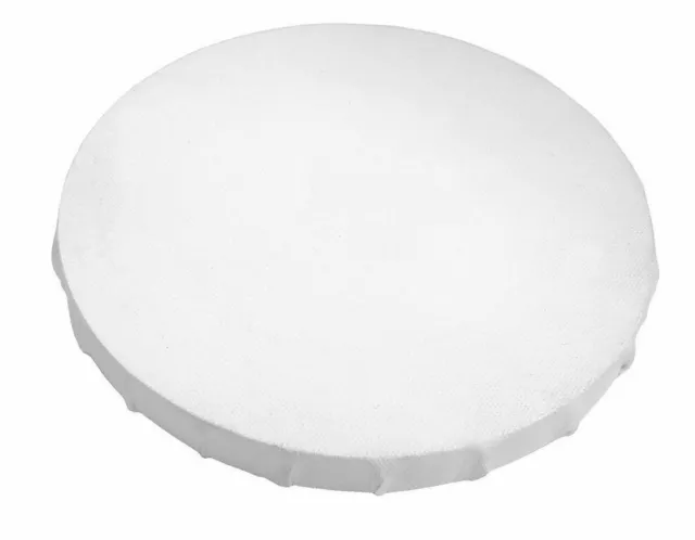 Artists Round Blank Canvas 8" 20cm Diameter Primed Stretched for Oil Acrylic 2