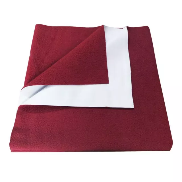 Drap de protection imperméable pour lit de bébé Maroon US