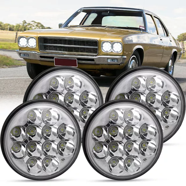 4pcs 5.75 5-3/4" Round LED Headlight For Holden HQ HK HT HX HZ HJ HG Premier