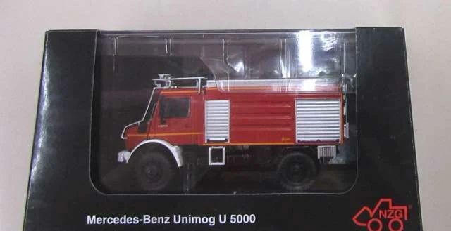 Mercedes - Unimog 406 Bâché Pompiers 1963 - Solido - 1/50 - Autos