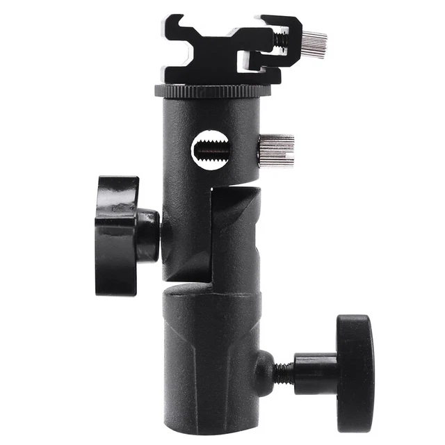 Montaje Speedlite de flash para cámara, soporte de luz giratorio profesional UO7W6