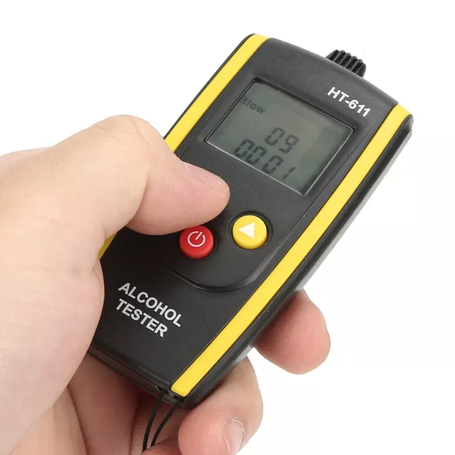 ✿ HT-611 Breath Alcohol Tester High Resolution LCD Display Non Contact