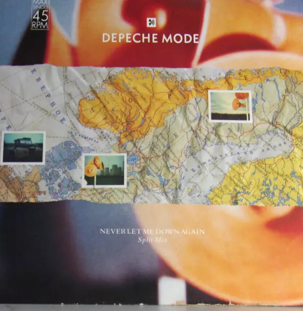 Depeche Mode - Never Let Me Down (Split Mix) - De 87 - Nm - Orange Vinyl - Maxi