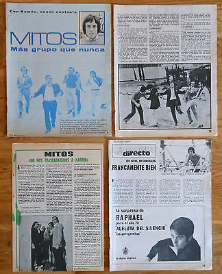 MANOLO TENA lote prensa 1990s fotos spain clippings revista pop español 