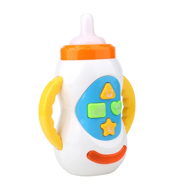 Baby Kids Sound Music Simulation Milk Bottle Toy Infant Toddlers Early Learn.