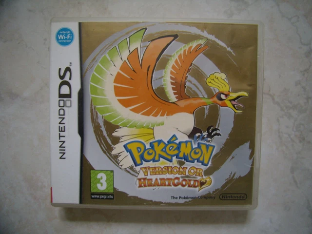Boîte Collector Pokémon HeartGold Version Or Japonaise - SANS Jeu Ni Pokéwalker - Très Bon état