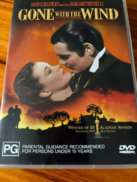 Gone With the Wind DVD - Good Condition - Starring: Clark Gable & Vivien Leigh