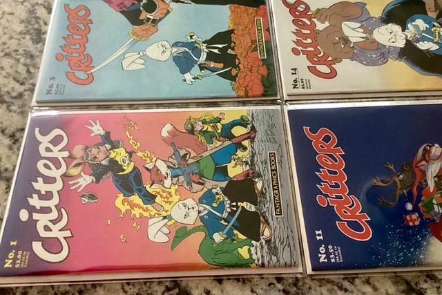 Usagi Yojimbo 1980’s Critters Comic Run 1, 50 - Every Appearance VF+ Mylar Sakai 2