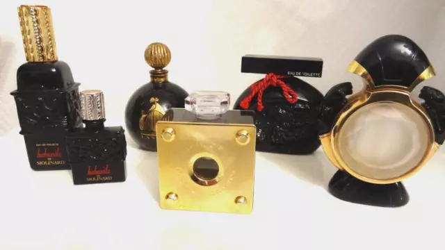 Lot Anciens Flacons De Parfum .Lanvin/Morabito/Cartier Ect.