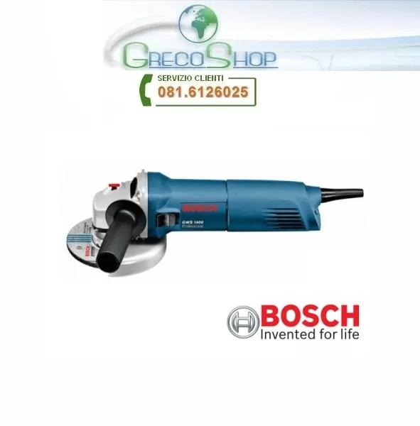 Smerigliatrice angolare / Flex 125mm 1400W Bosch - GWS 1400 Professional