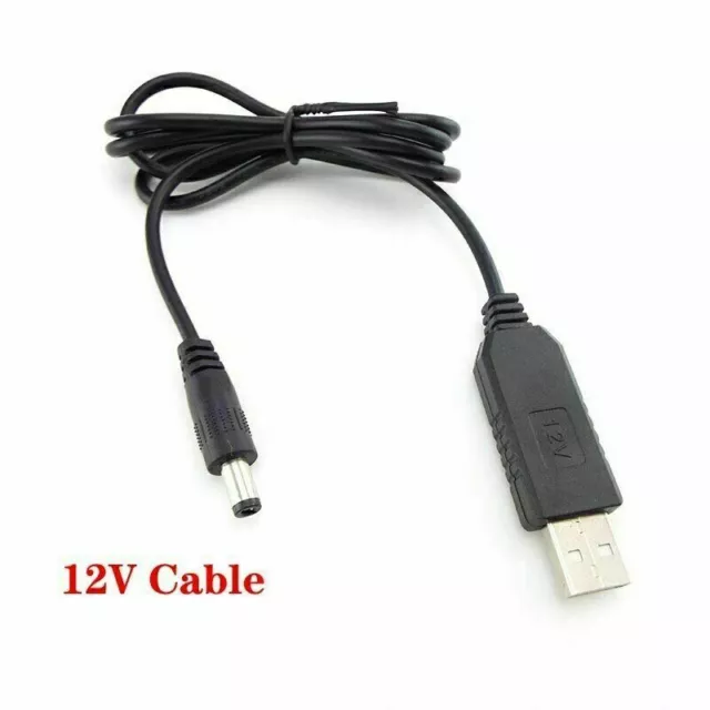 USB 5V to 12V Boost Step Up Power Supply Cable Converter